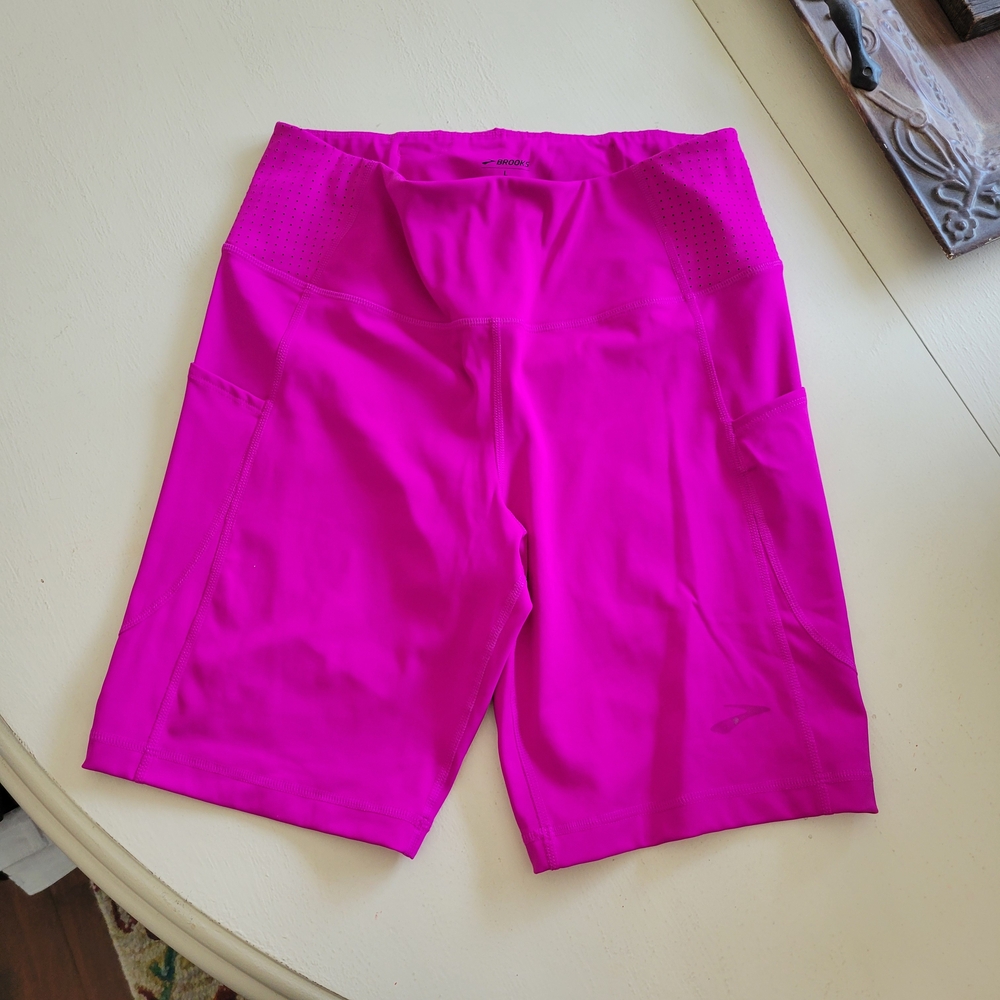 Brooks Women's Bright Pink Athletic Shorts